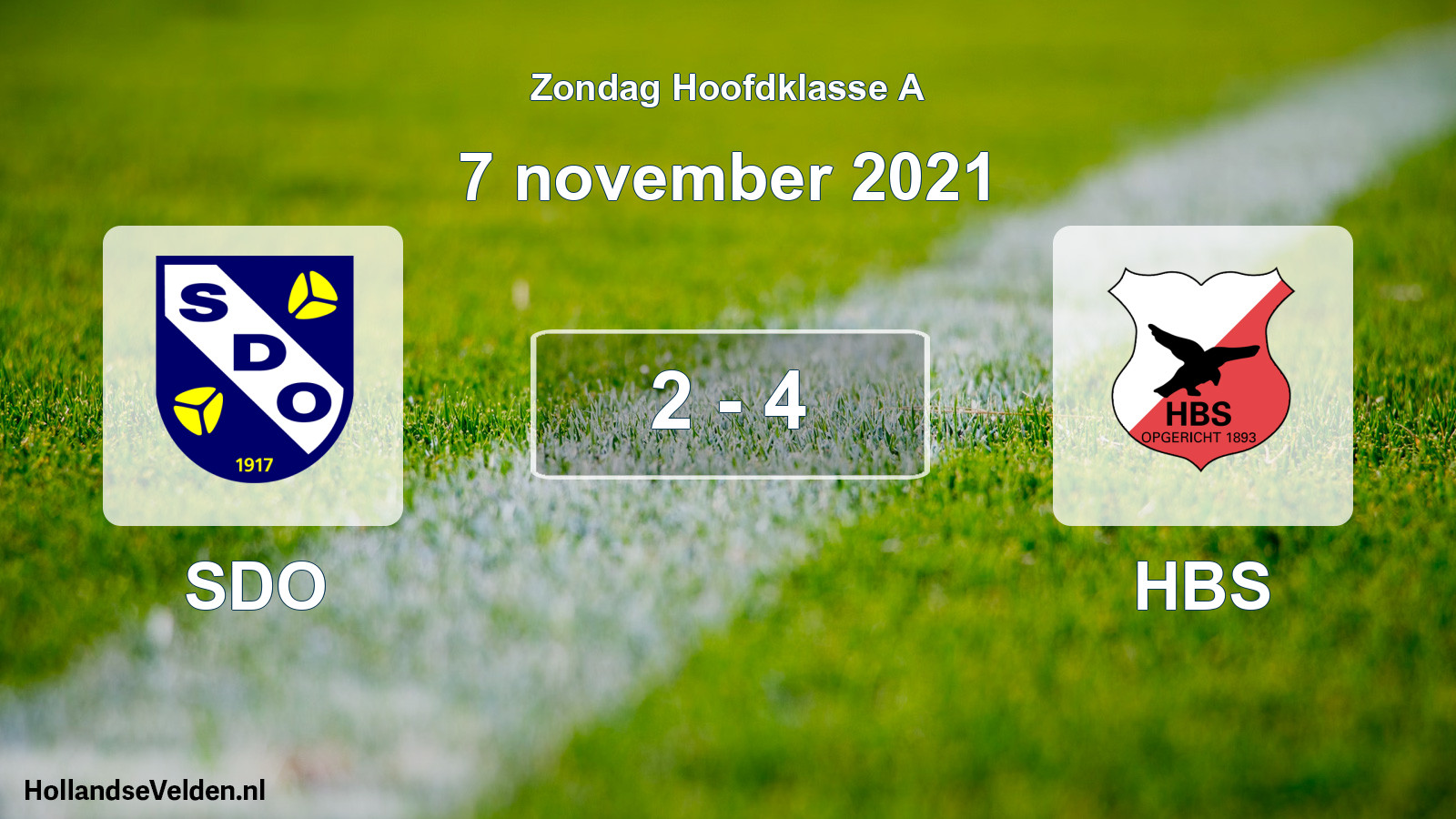 Total number of matches played: SDO - HBS 2 - 4 (7 November 2021)