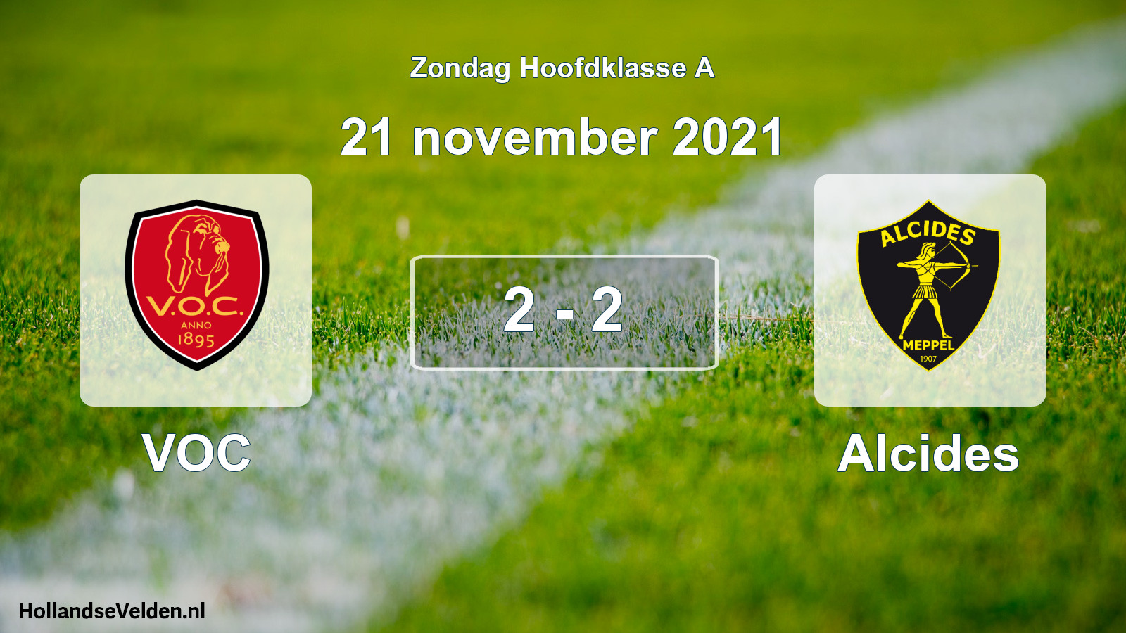 Total number of matches played: VOC - Alcides 2 - 2 (21 November 2021)