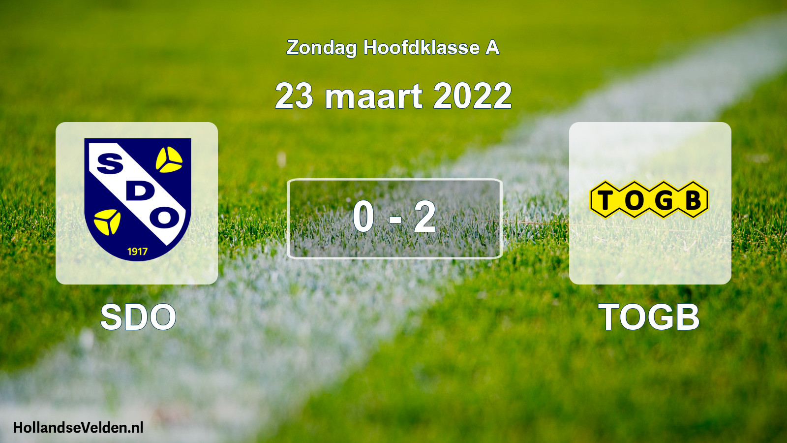 Total number of matches played: SDO - TOGB 0 - 2 (23 March 2022)