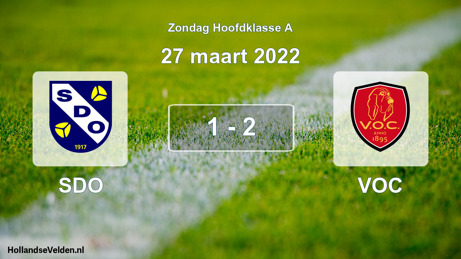 Total number of matches played: SDO - VOC 1 - 2 (27 March 2022)