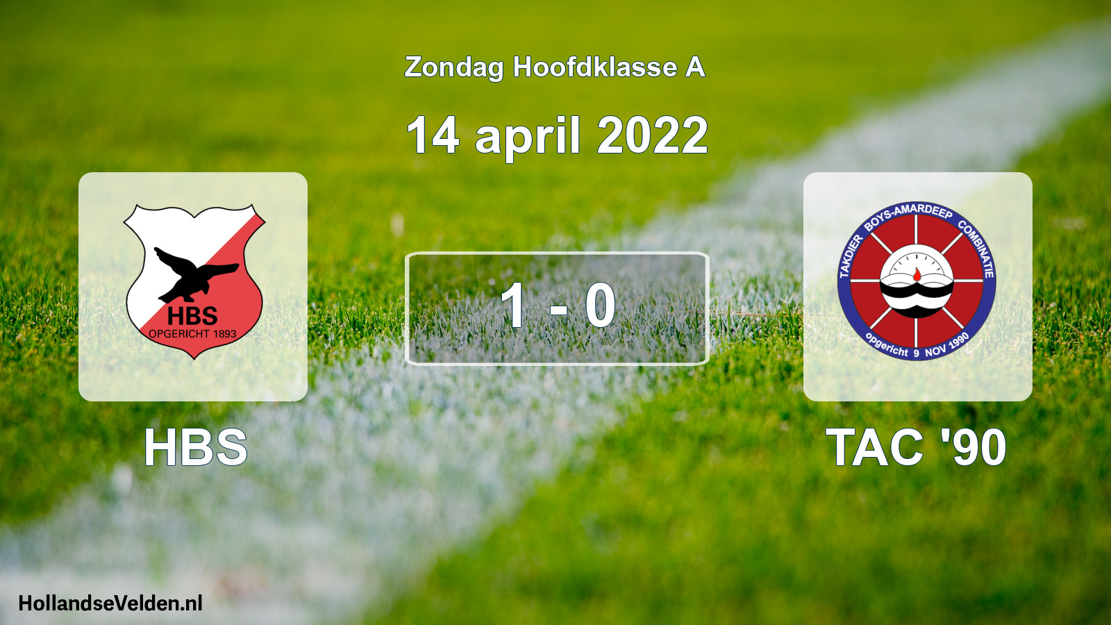 Total number of matches played: HBS - TAC '90 1 - 0 (14 April 2022)