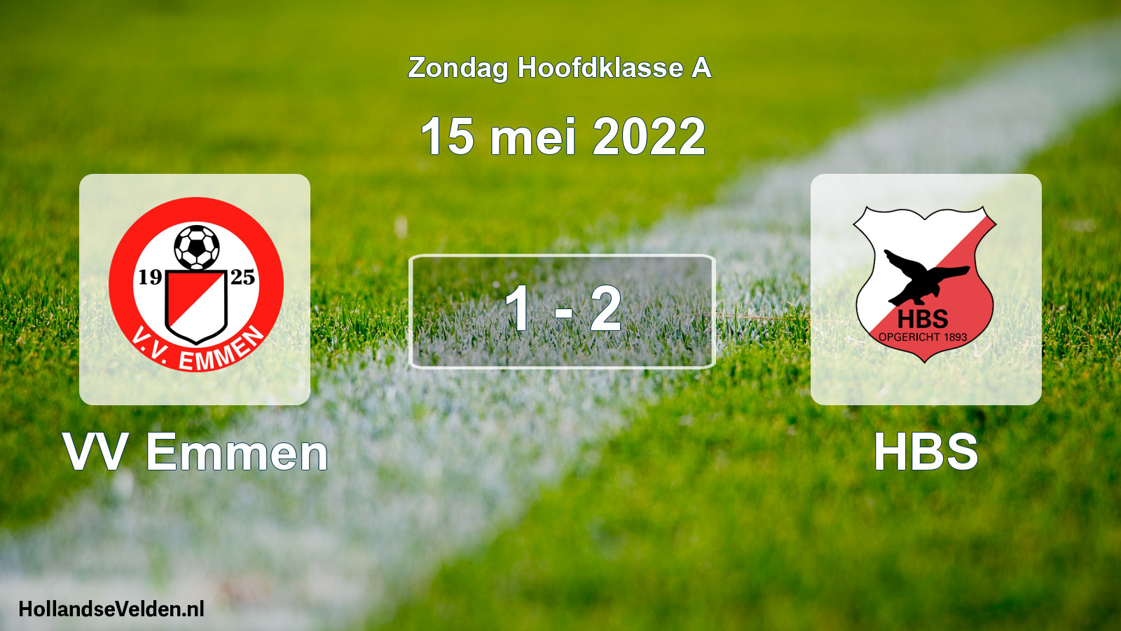 Total number of matches played: VV Emmen - HBS 1 - 2 (15 May 2022)