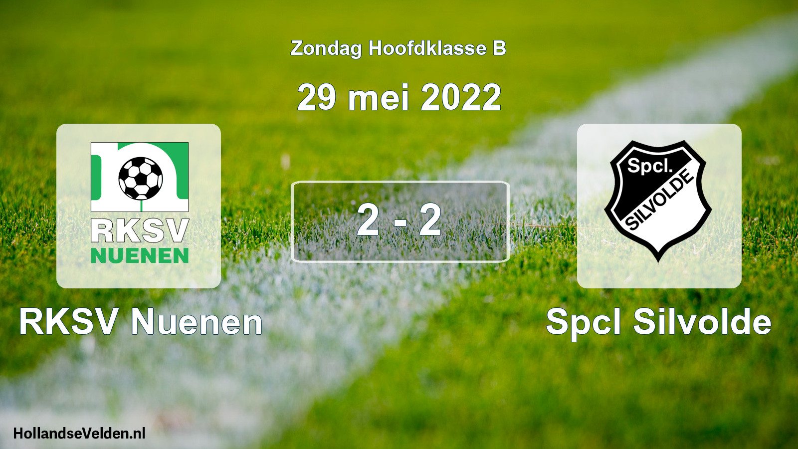 Total number of matches played: RKSV Nuenen - Spcl Silvolde 2 - 2 (29 May 2022)