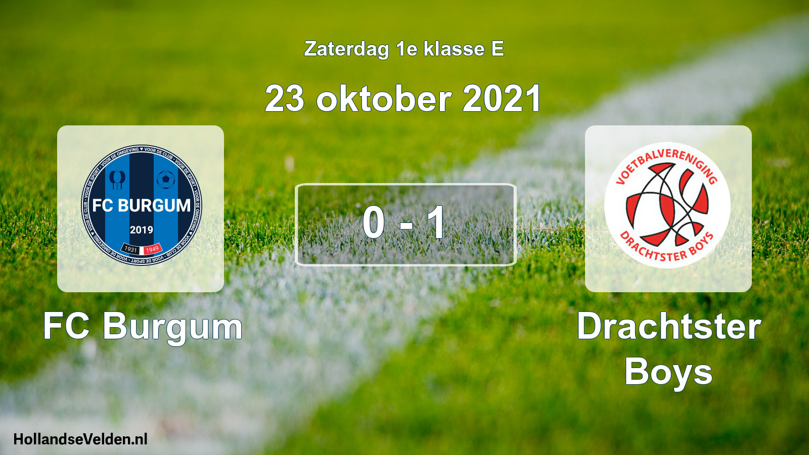 Total number of matches played: FC Burgum - Drachtster Boys 0 - 1 (23 October 2021)