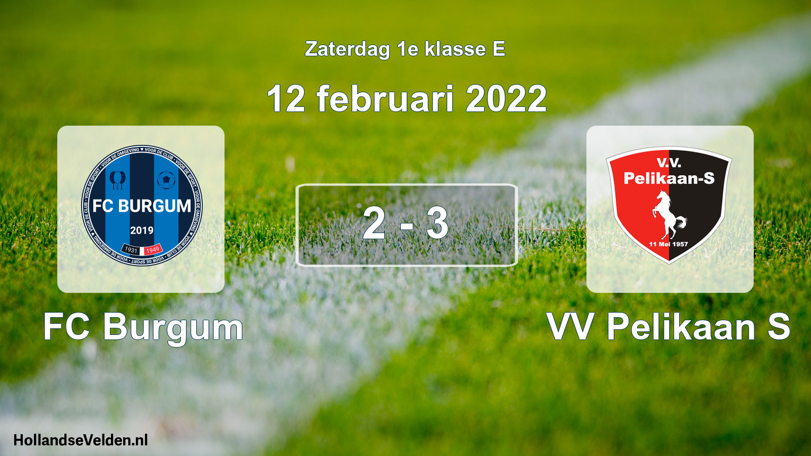 Total number of matches played: FC Burgum - VV Pelikaan S 2 - 3 (12 February 2022)