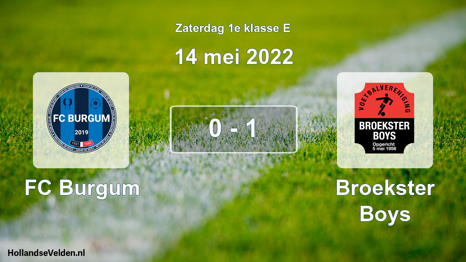 Total number of matches played: FC Burgum - Broekster Boys 0 - 1 (14 May 2022)
