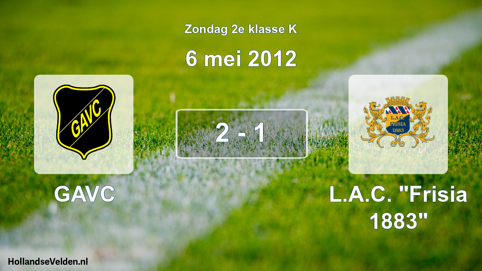 Total number of matches played: GAVC - L.A.C. 