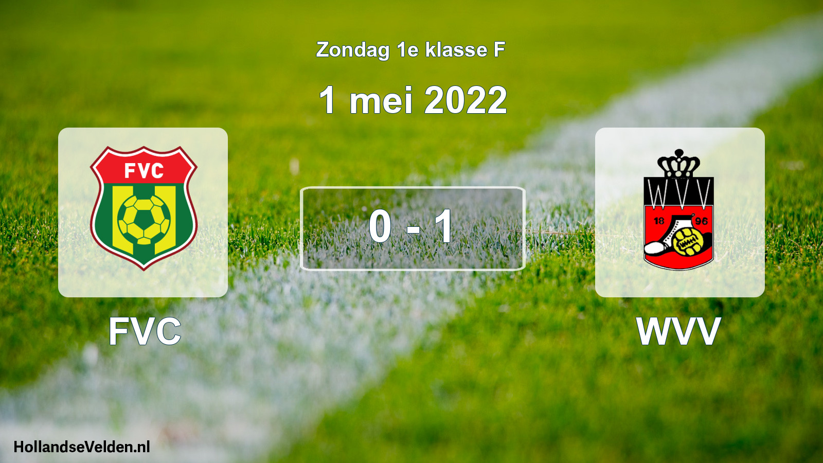Total number of matches played: FVC - WVV 0 - 1 (1 May 2022)