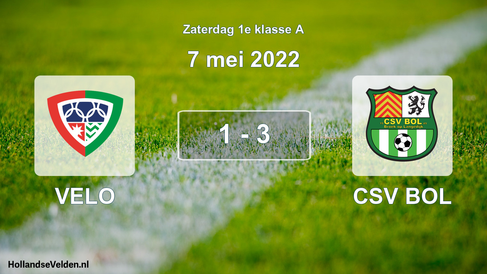 Total number of matches played: VELO - CSV BOL 1 - 3 (7 May 2022)