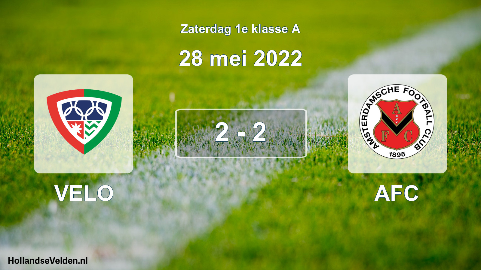 Total number of matches played: VELO - AFC 2 - 2 (28 May 2022)