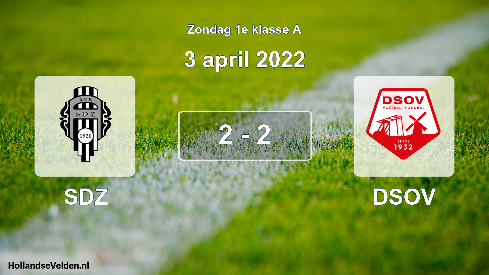 Total number of matches played: SDZ - DSOV 2 - 2 (3 April 2022)
