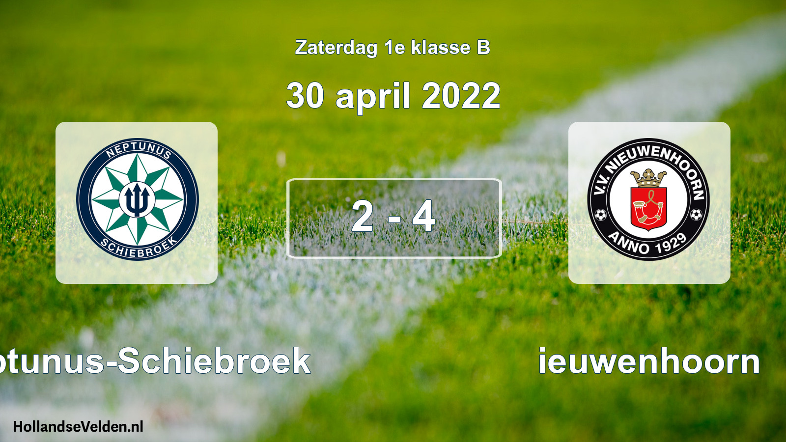 Total number of matches played: Neptunus-Schiebroek - Nieuwenhoorn 2 - 4 (30 April 2022)