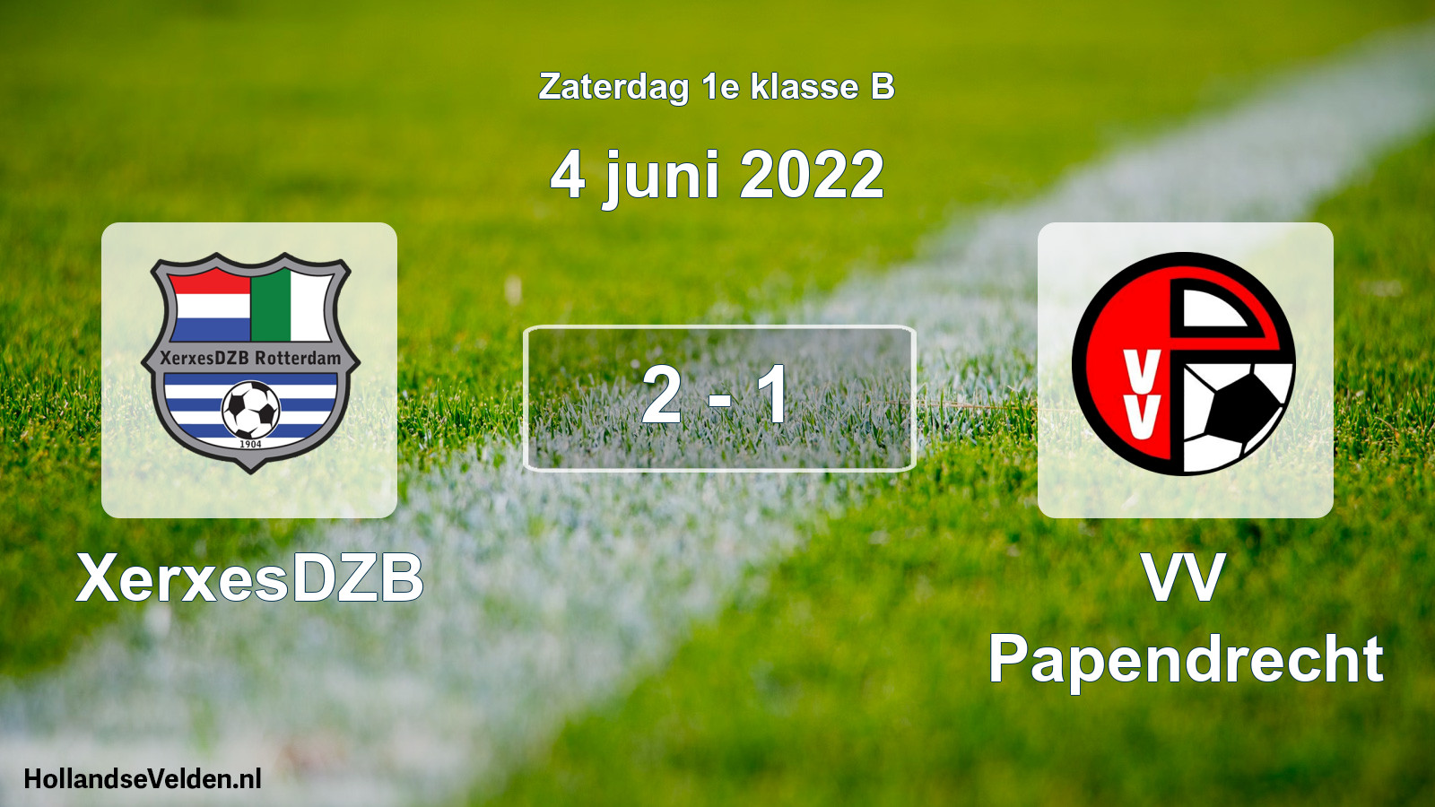 Total number of matches played: XerxesDZB - VV Papendrecht 2 - 1 (4 June 2022)