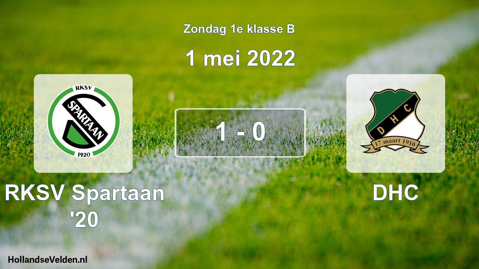 Total number of matches played: RKSV Spartaan '20 - DHC 1 - 0 (1 May 2022)
