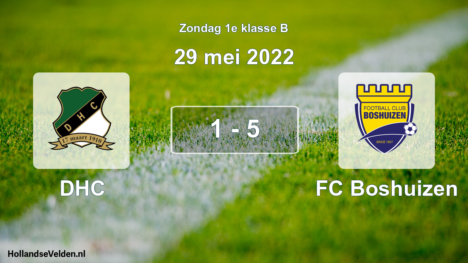 Total number of matches played: DHC - FC Boshuizen 1 - 5 (29 May 2022)