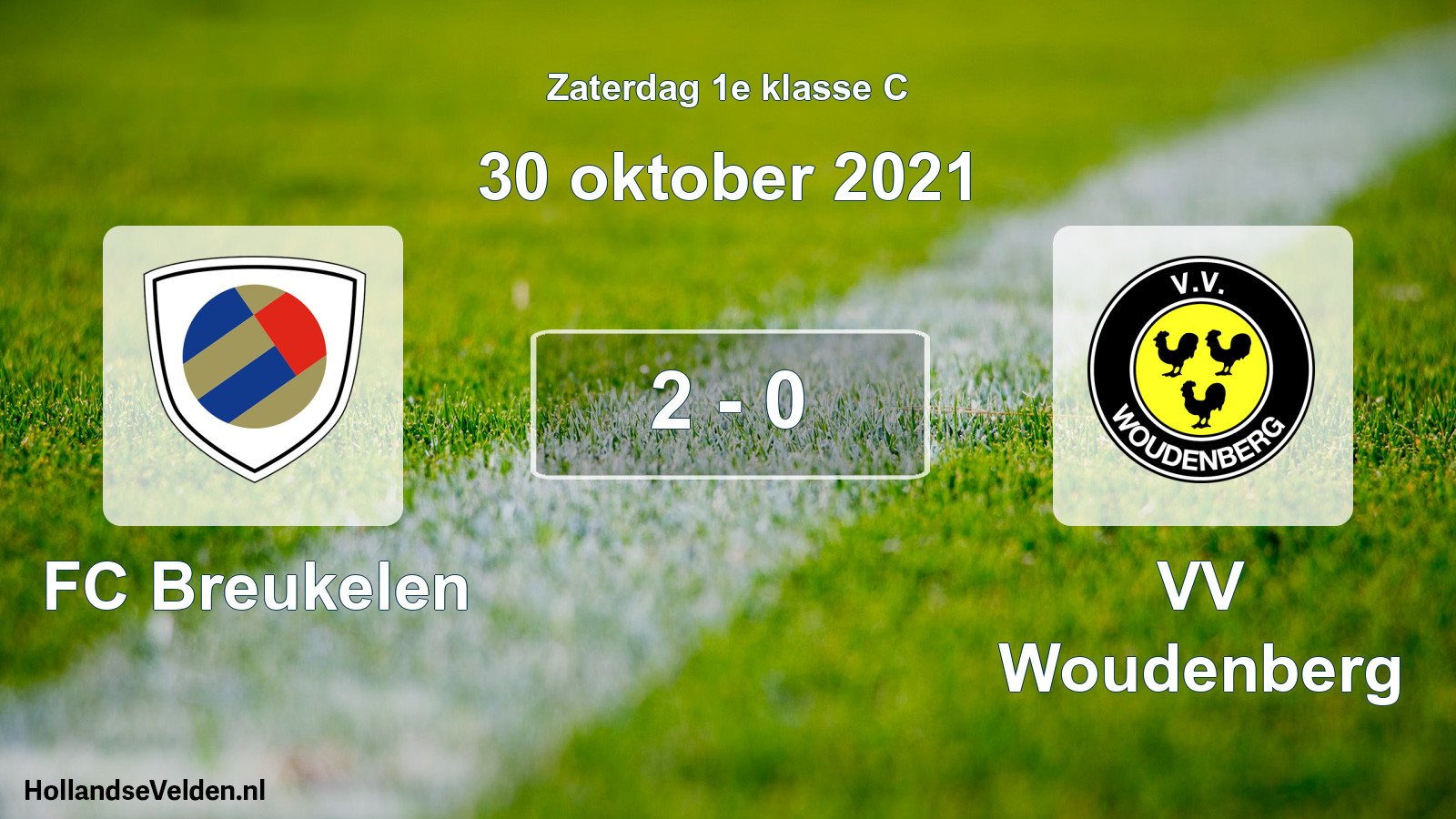 Total number of matches played: FC Breukelen - VV Woudenberg 2 - 0 (30 October 2021)