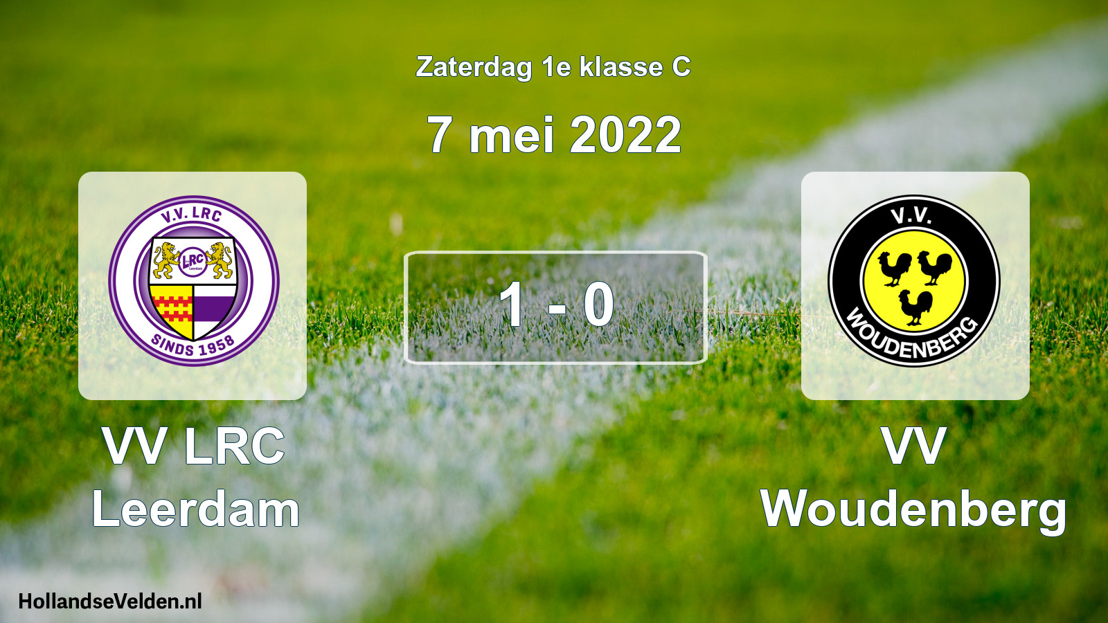 Total number of matches played: VV LRC Leerdam - VV Woudenberg 1 - 0 (7 May 2022)