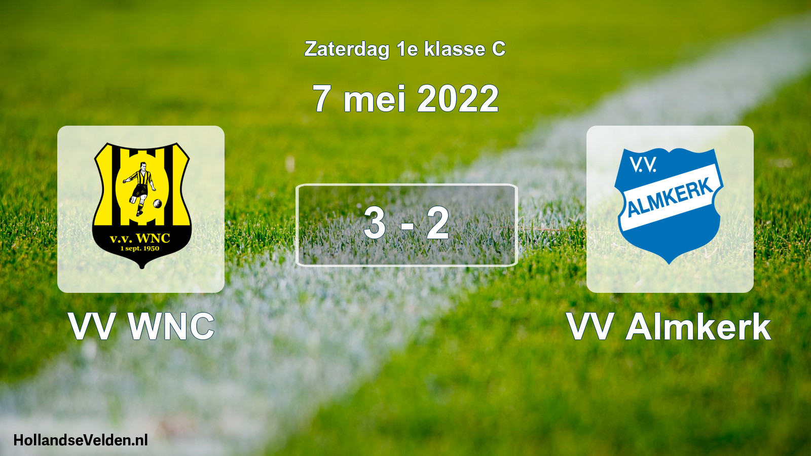 Total number of matches played: VV WNC - VV Almkerk 3 - 2 (7 May 2022)