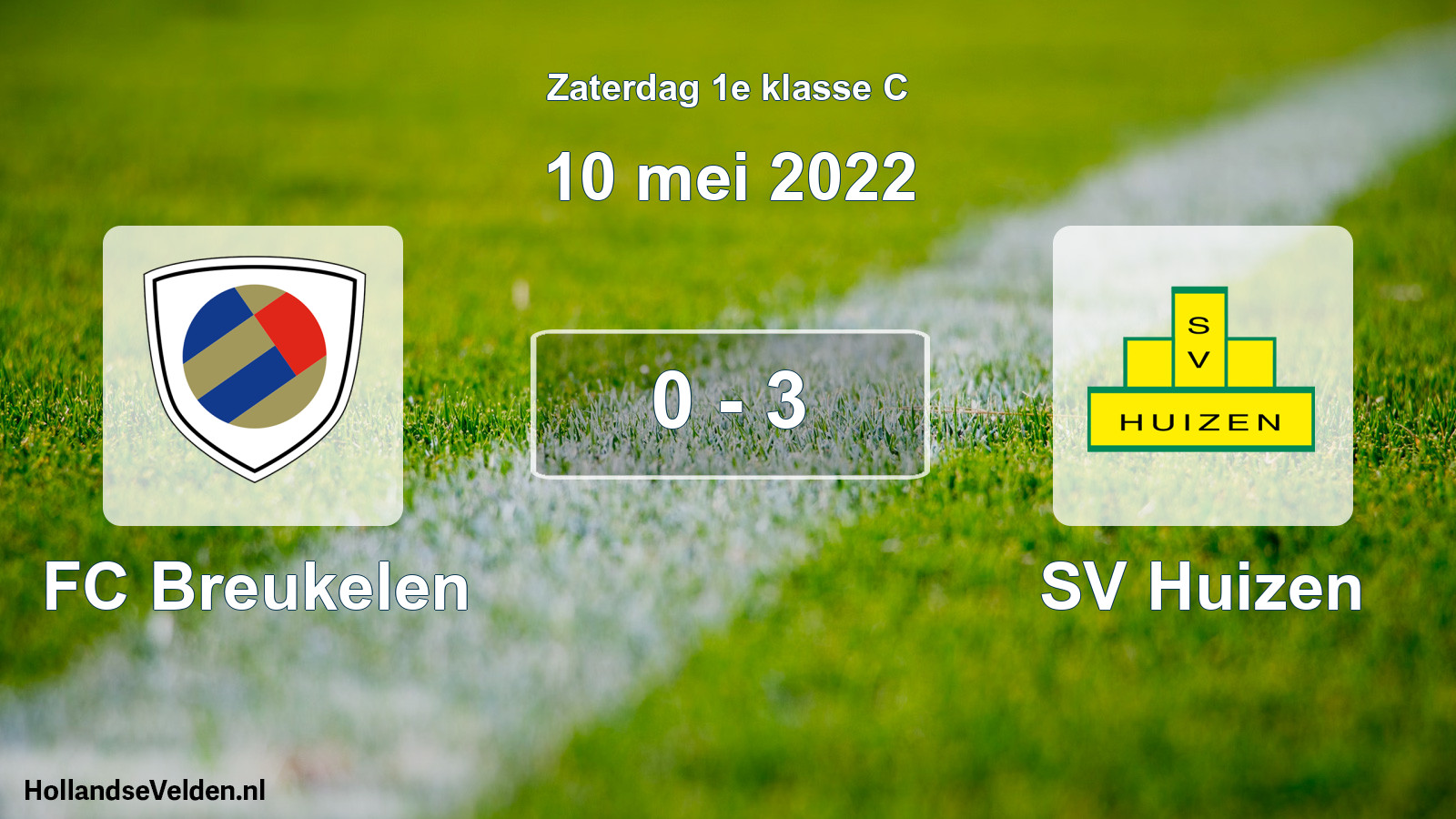 Total number of matches played: FC Breukelen - SV Huizen 0 - 3 (10 May 2022)
