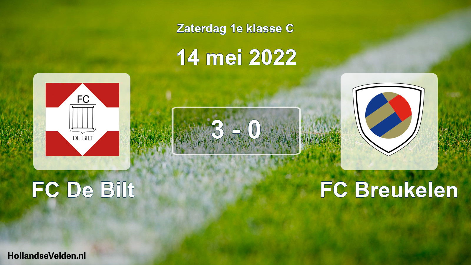 Total number of matches played: FC De Bilt - FC Breukelen 3 - 0 (14 May 2022)