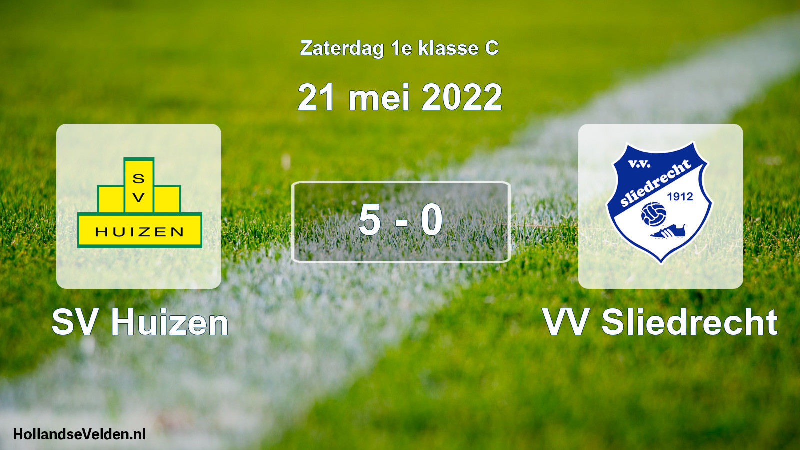 Total number of matches played: SV Huizen - VV Sliedrecht 5 - 0 (21 May 2022)