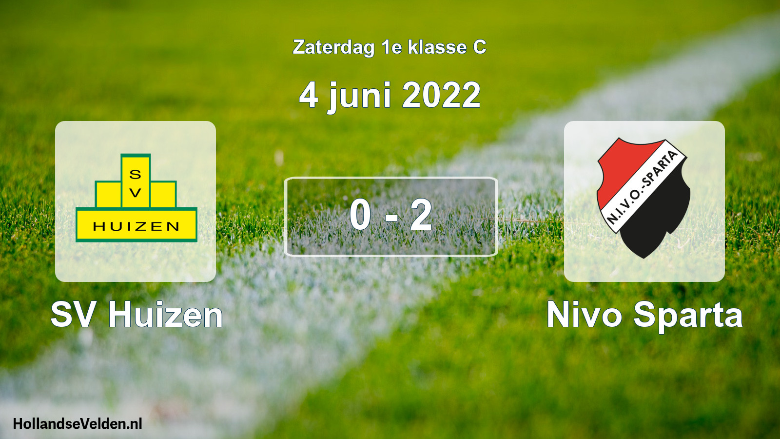 Total number of matches played: SV Huizen - Nivo Sparta 0 - 2 (4 June 2022)