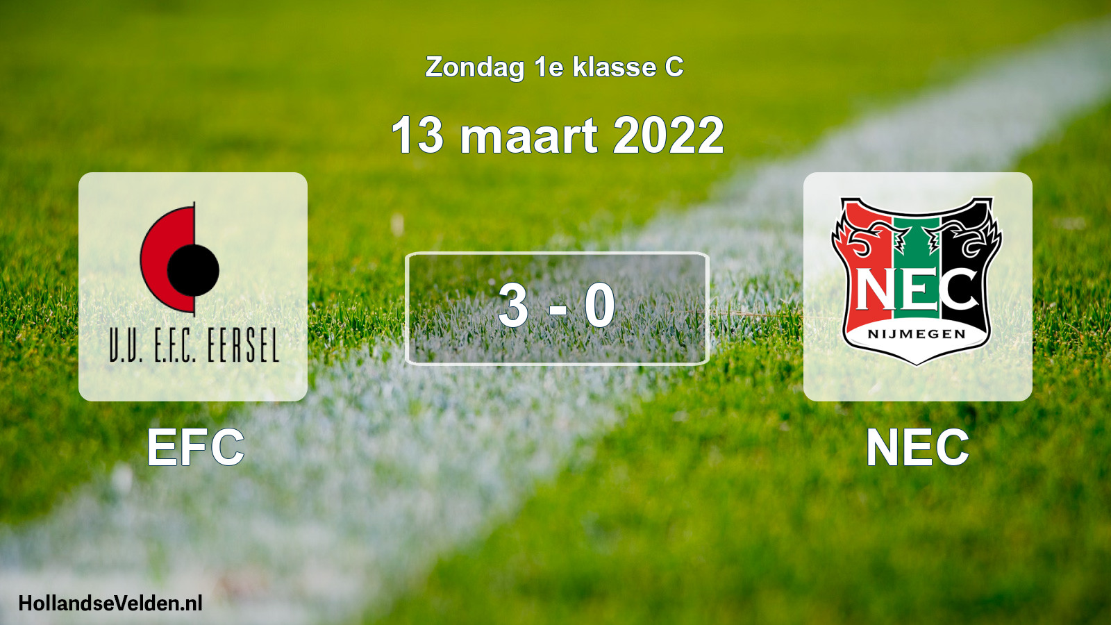 Total number of matches played: EFC - NEC 3 - 0 (13 March 2022)