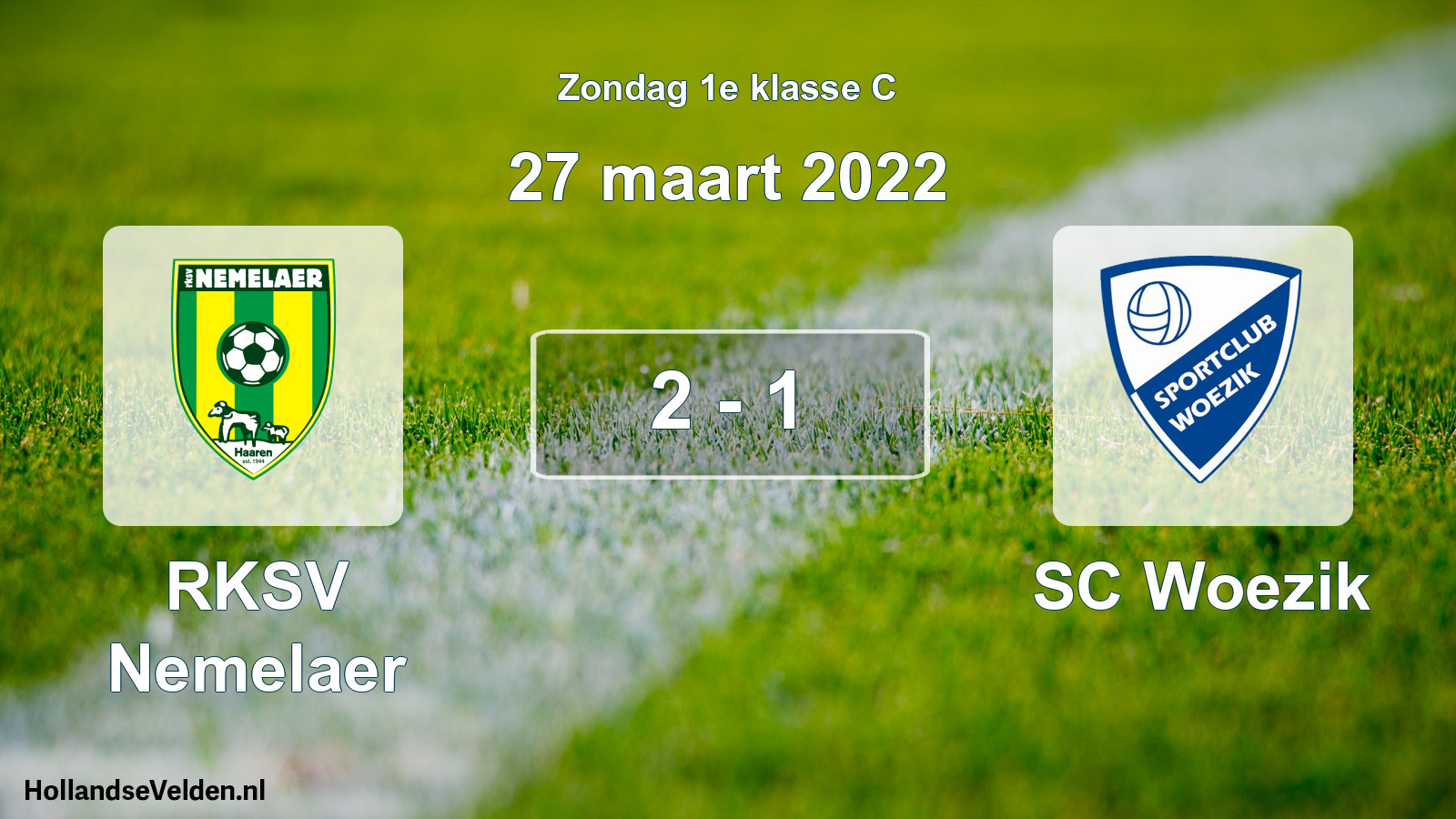 Total number of matches played: RKSV Nemelaer - SC Woezik 2 - 1 (27 March 2022)