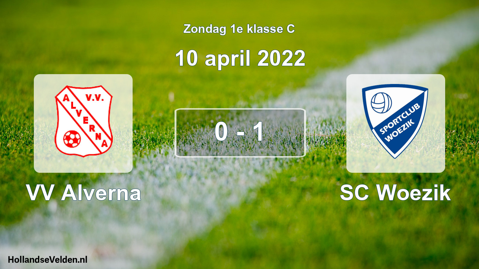 Total number of matches played: VV Alverna - SC Woezik 0 - 1 (10 April 2022)