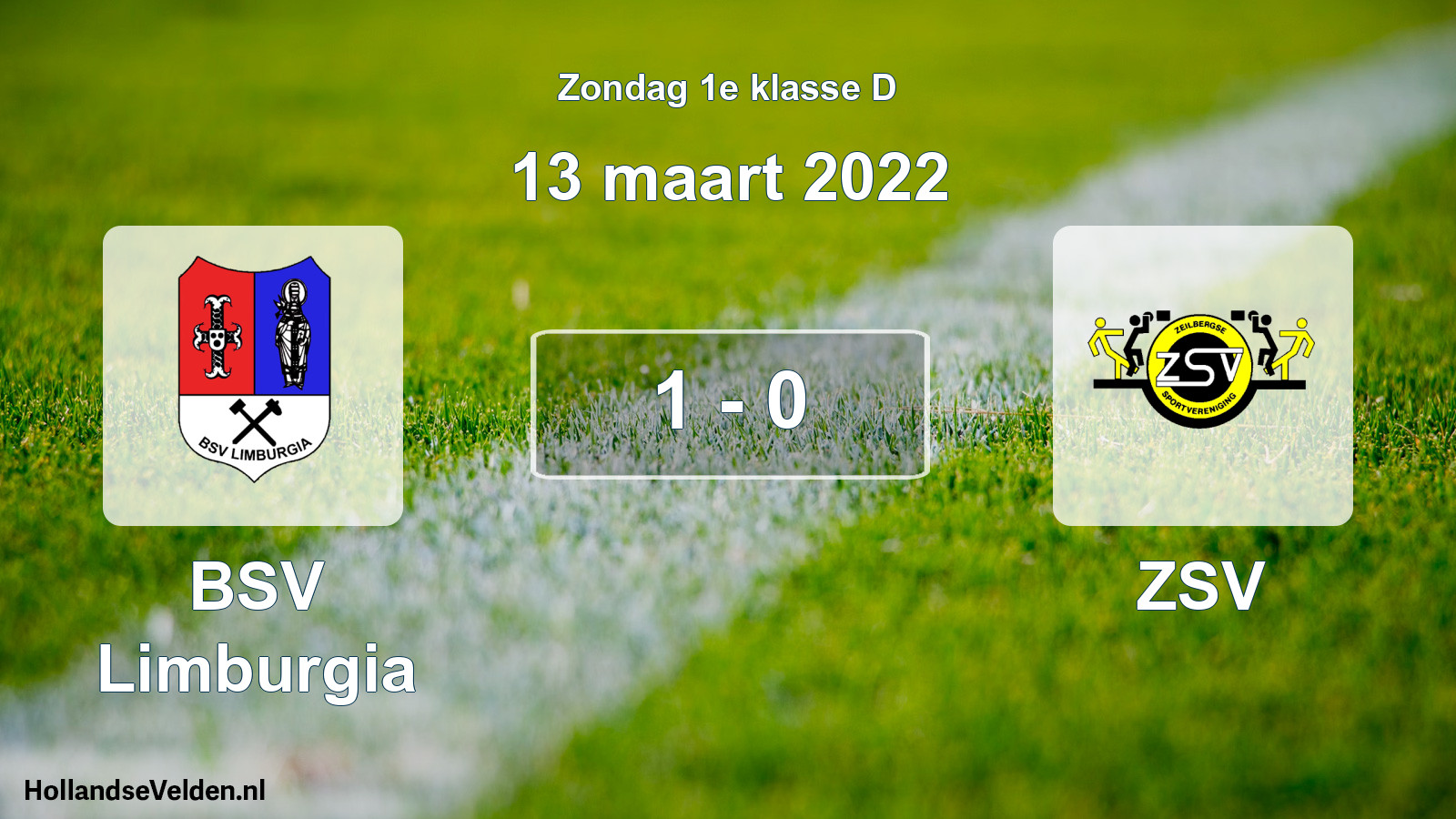 Total number of matches played: BSV Limburgia - ZSV 1 - 0 (13 March 2022)