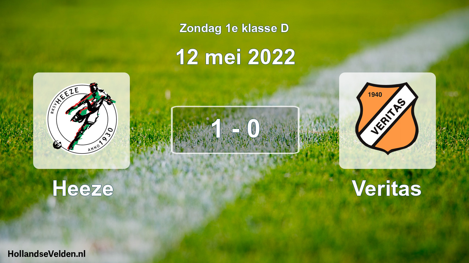 Total number of matches played: Heeze - Veritas 1 - 0 (12 May 2022)