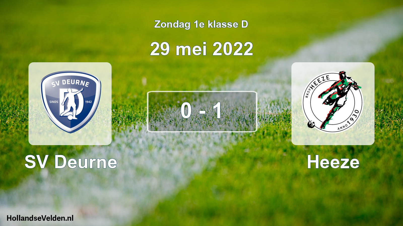 Total number of matches played: SV Deurne - Heeze 0 - 1 (29 May 2022)