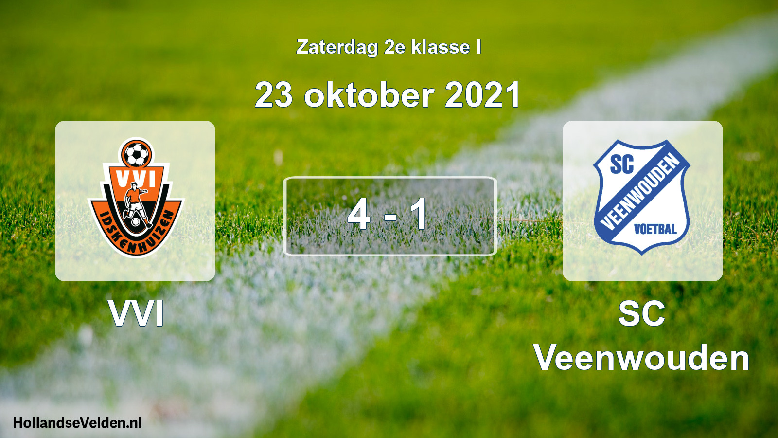 Total number of matches played: VVI - SC Veenwouden 4 - 1 (23 October 2021)