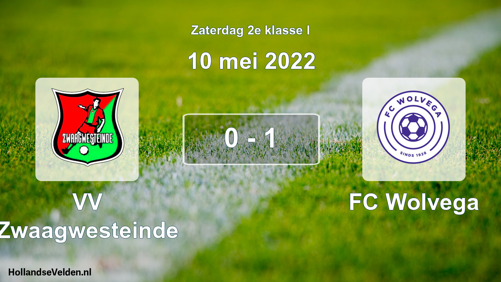 Total number of matches played: VV Zwaagwesteinde - FC Wolvega 0 - 1 (10 May 2022)