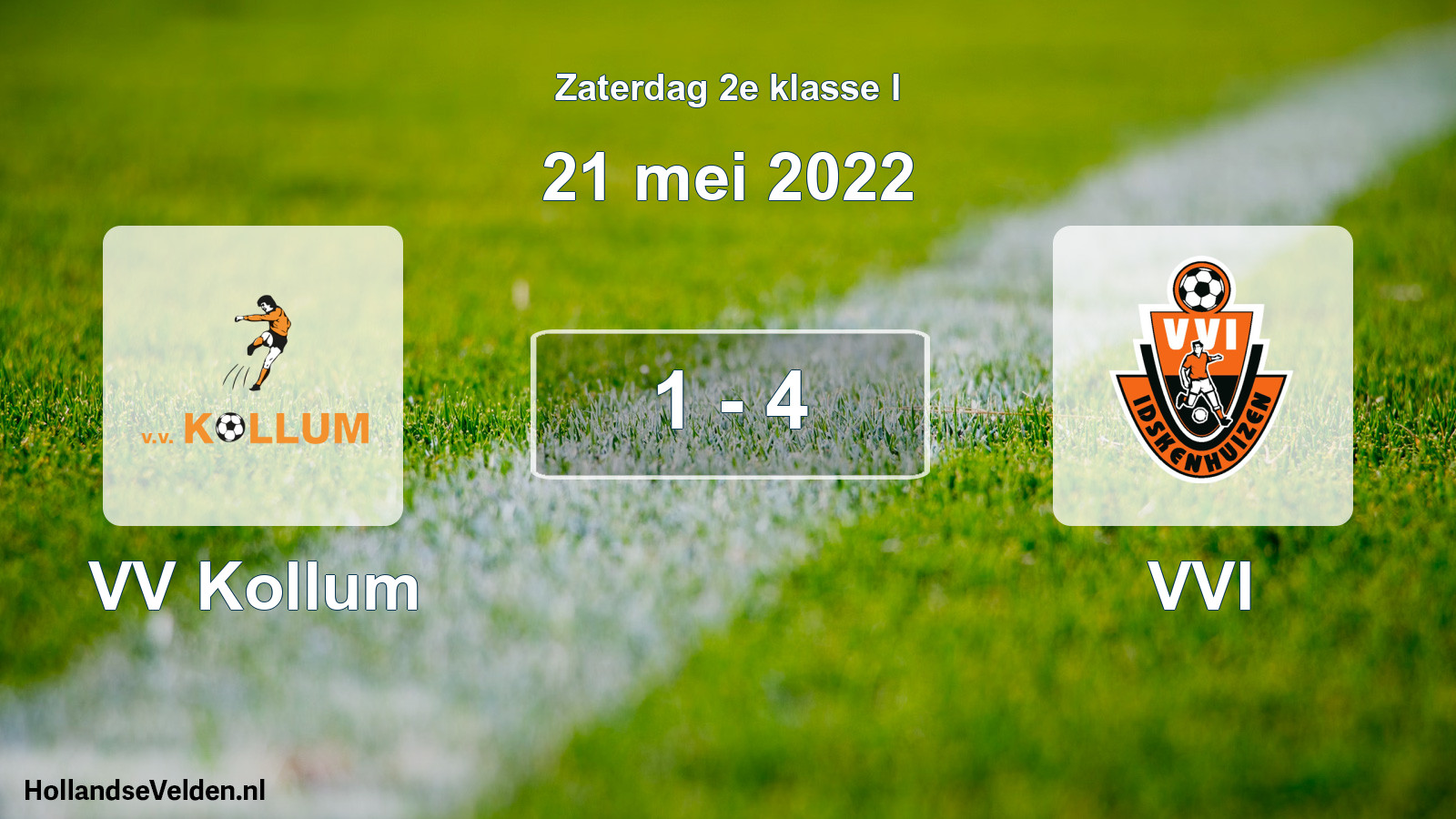 Total number of matches played: VV Kollum - VVI 1 - 4 (21 May 2022)