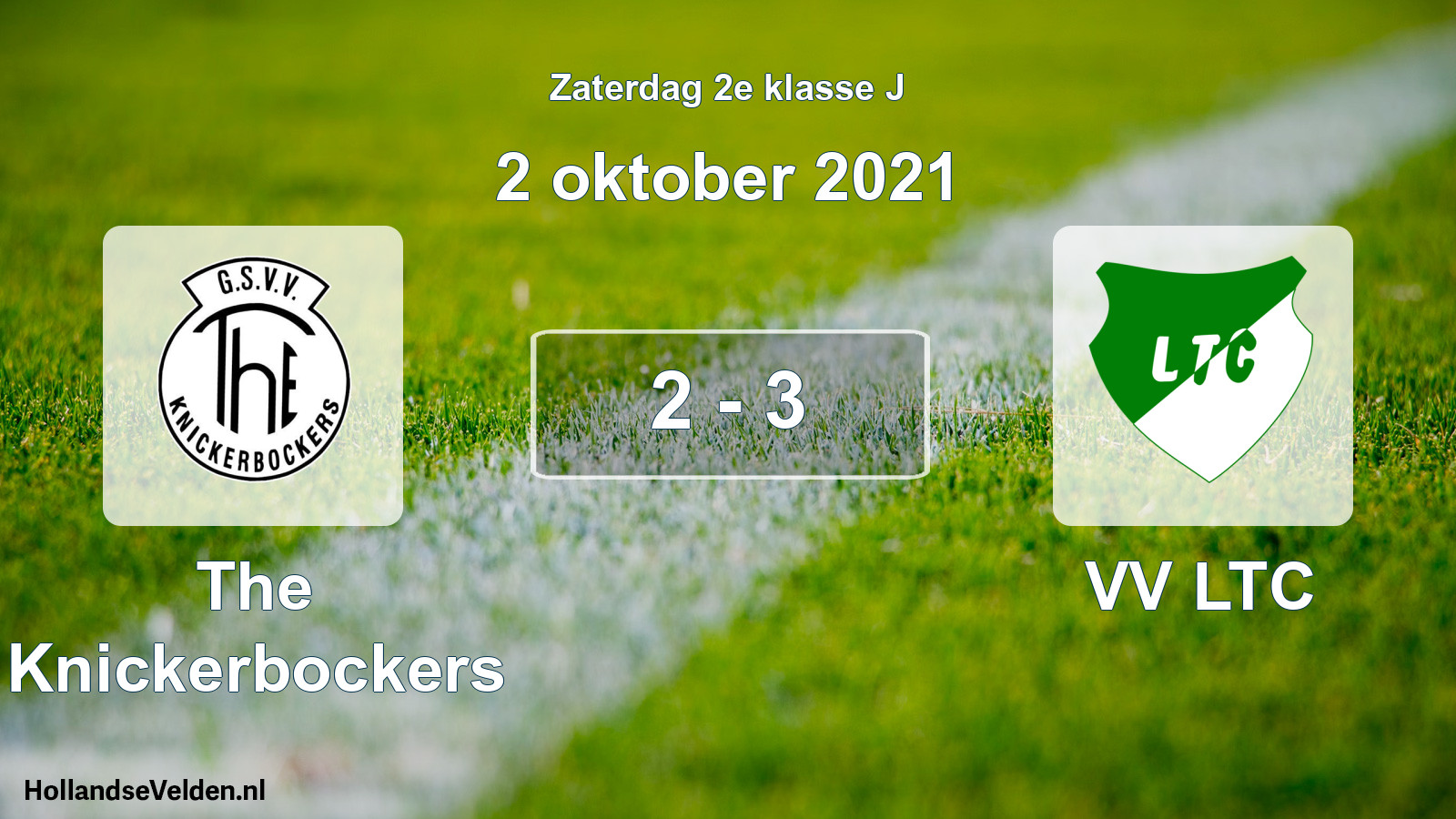 Total number of matches played: The Knickerbockers - VV LTC 2 - 3 (2 October 2021)