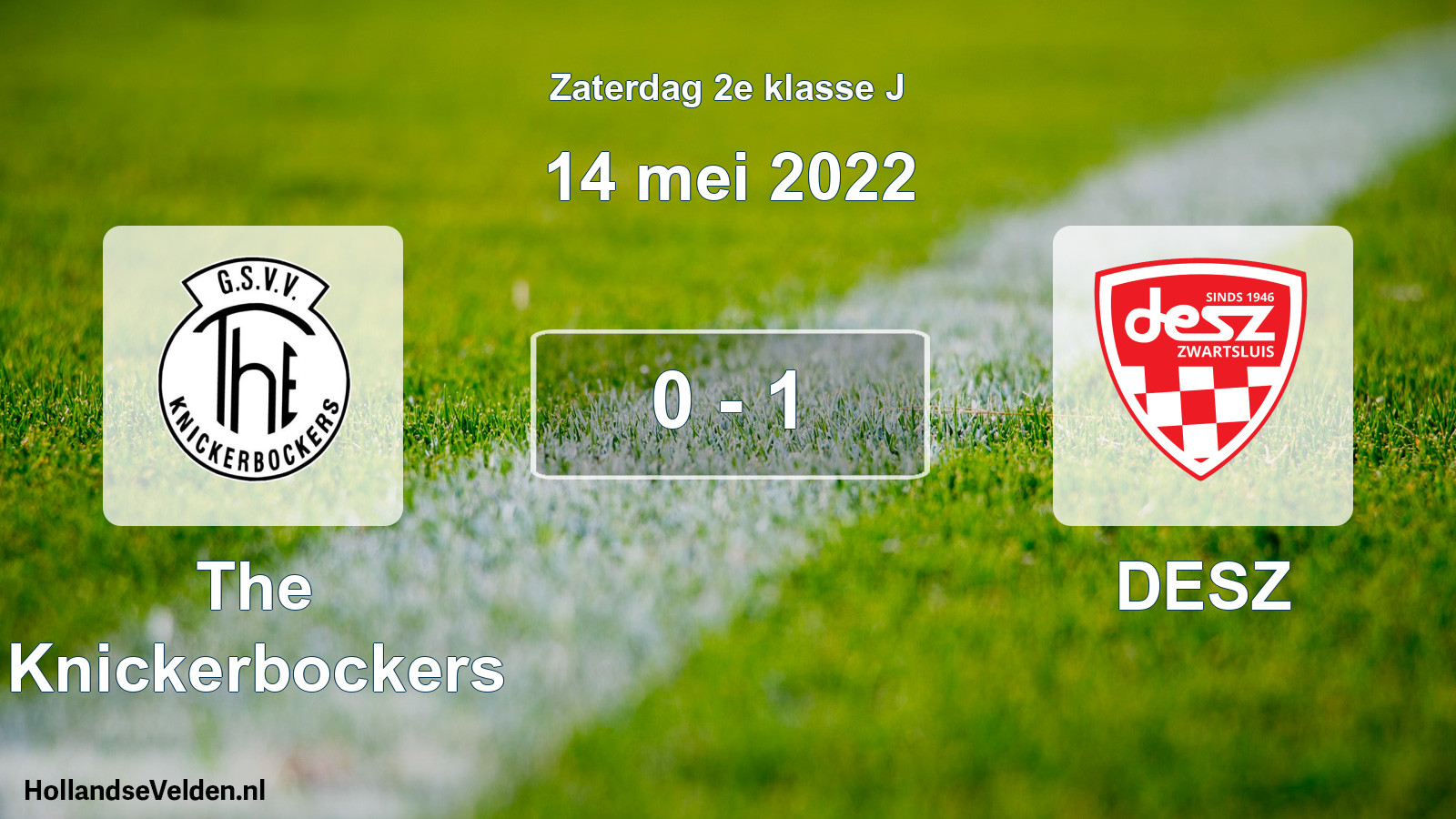 Total number of matches played: The Knickerbockers - DESZ 0 - 1 (14 May 2022)