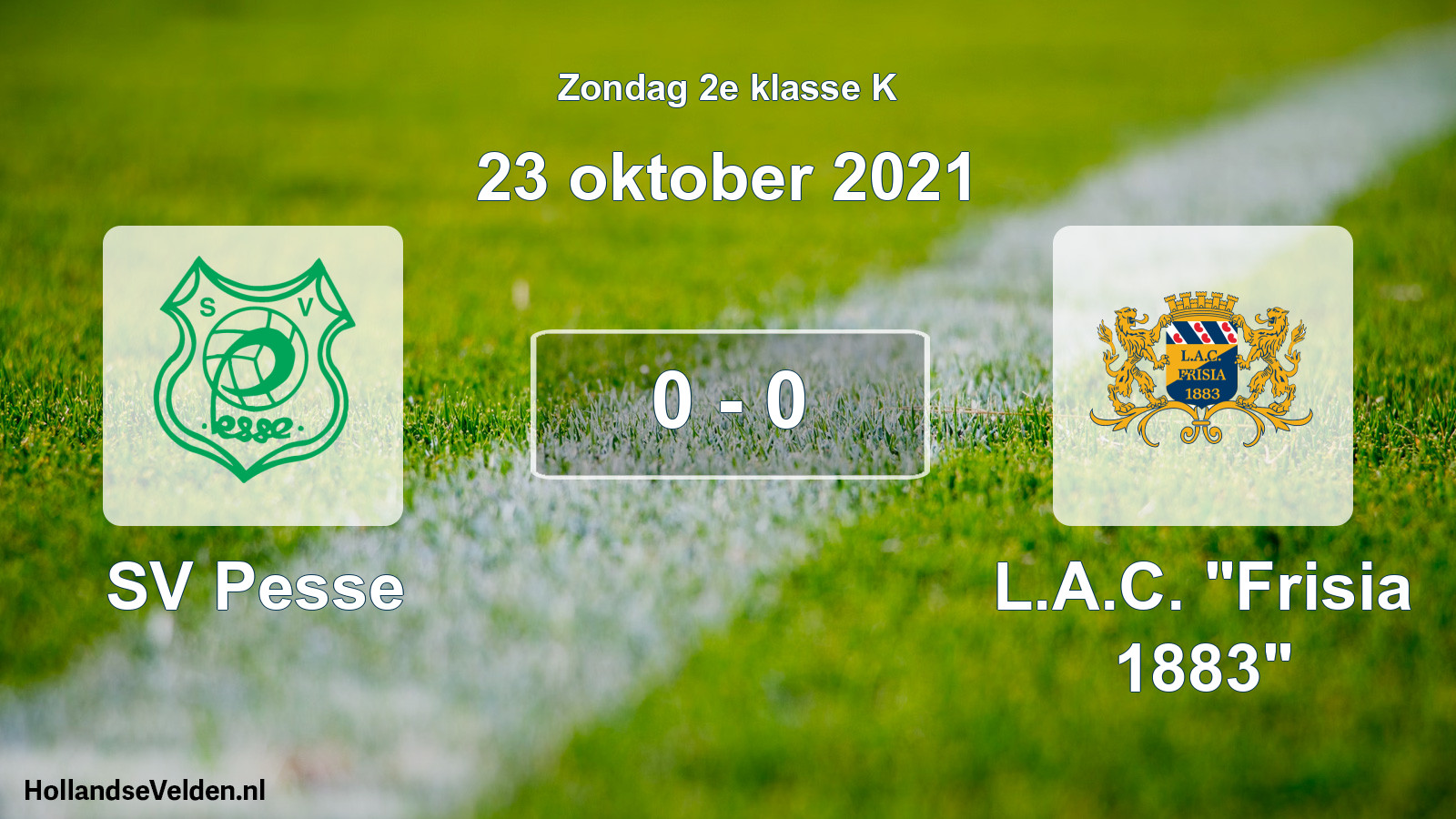 Total number of matches played: SV Pesse - L.A.C. 
