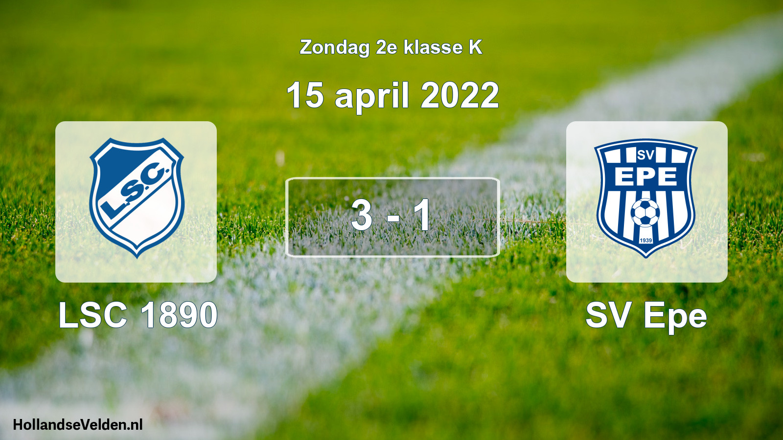 Total number of matches played: LSC 1890 - SV Epe 3 - 1 (15 April 2022)