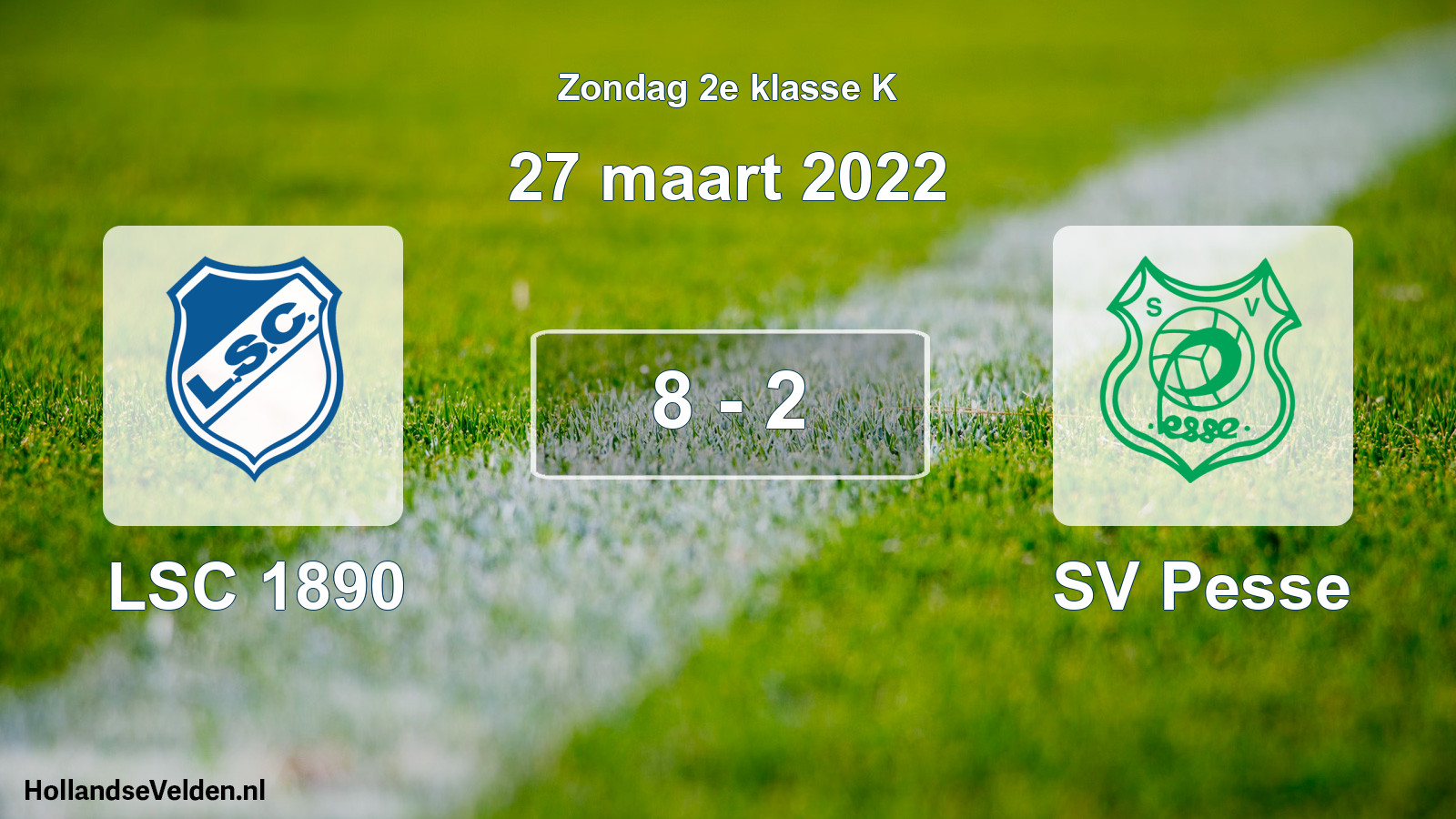Total number of matches played: LSC 1890 - SV Pesse 8 - 2 (27 March 2022)