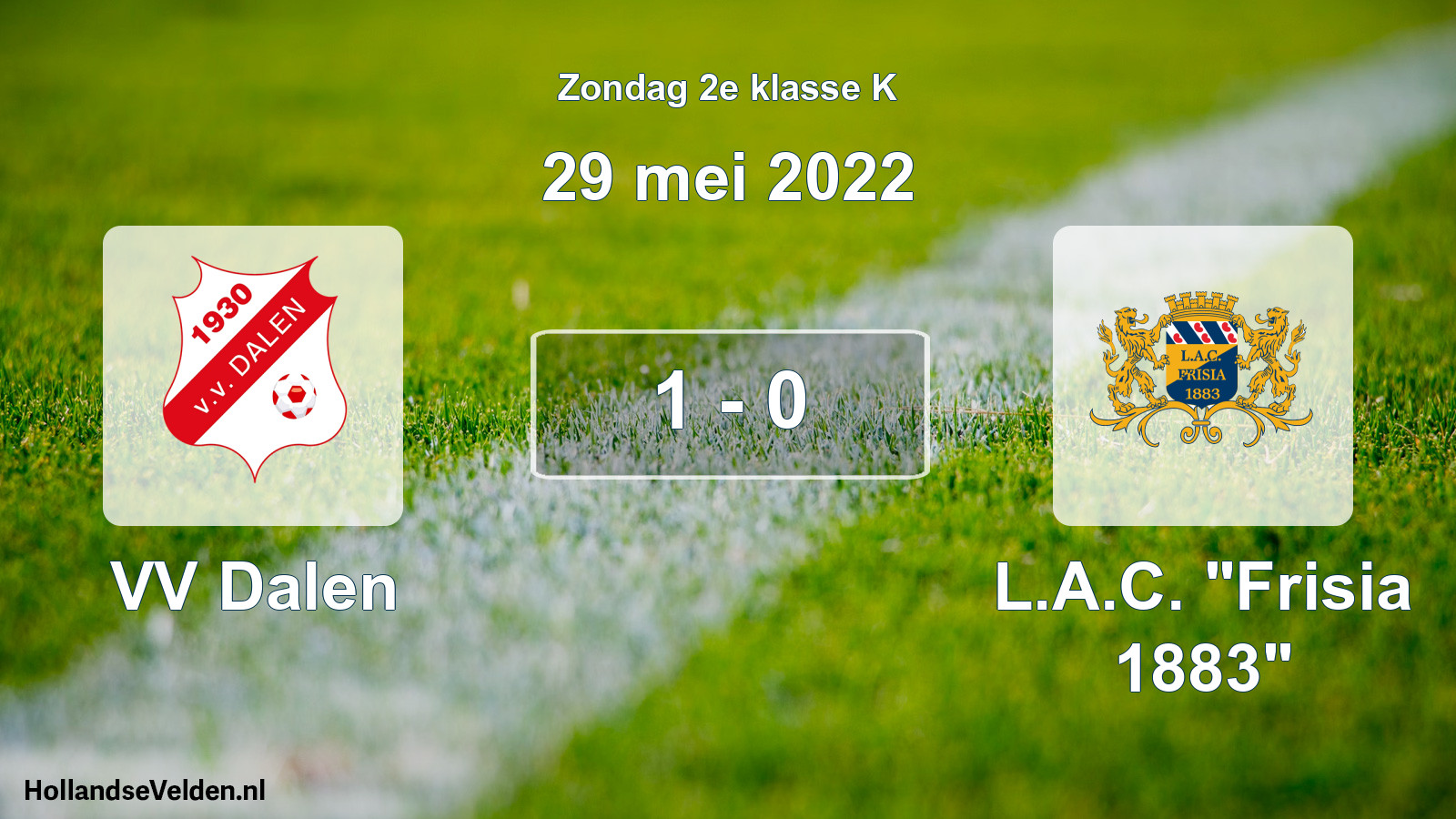 Total number of matches played: VV Dalen - L.A.C. 