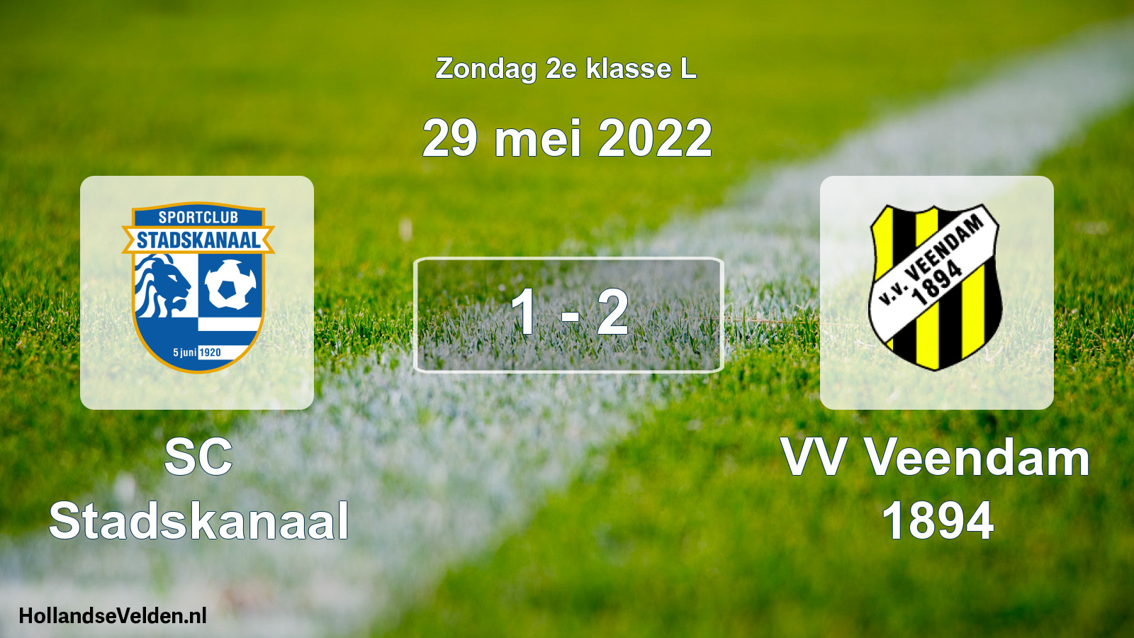 Total number of matches played: SC Stadskanaal - VV Veendam 1894 1 - 2 (29 May 2022)