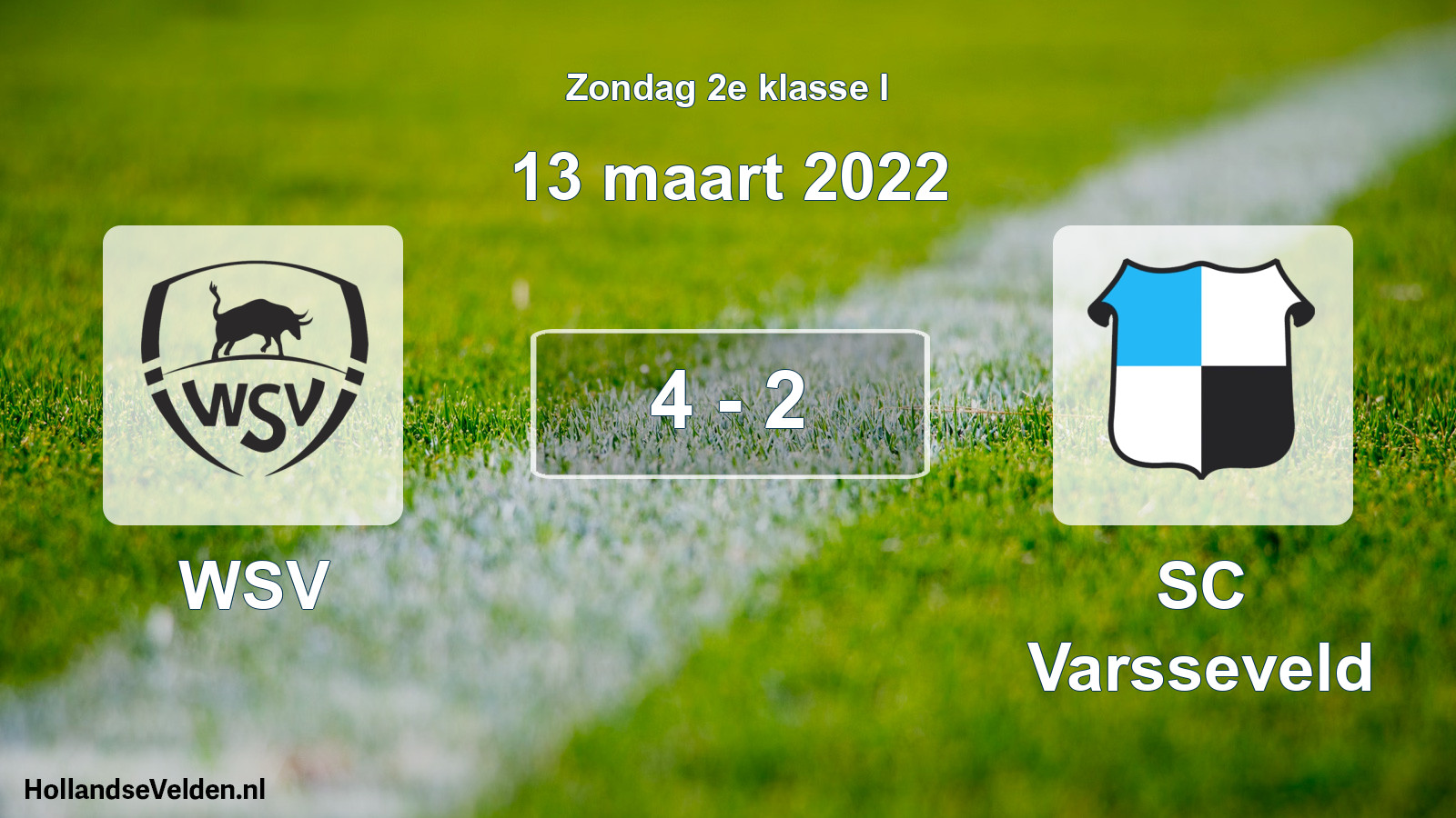 Total number of matches played: WSV - SC Varsseveld 4 - 2 (13 March 2022)