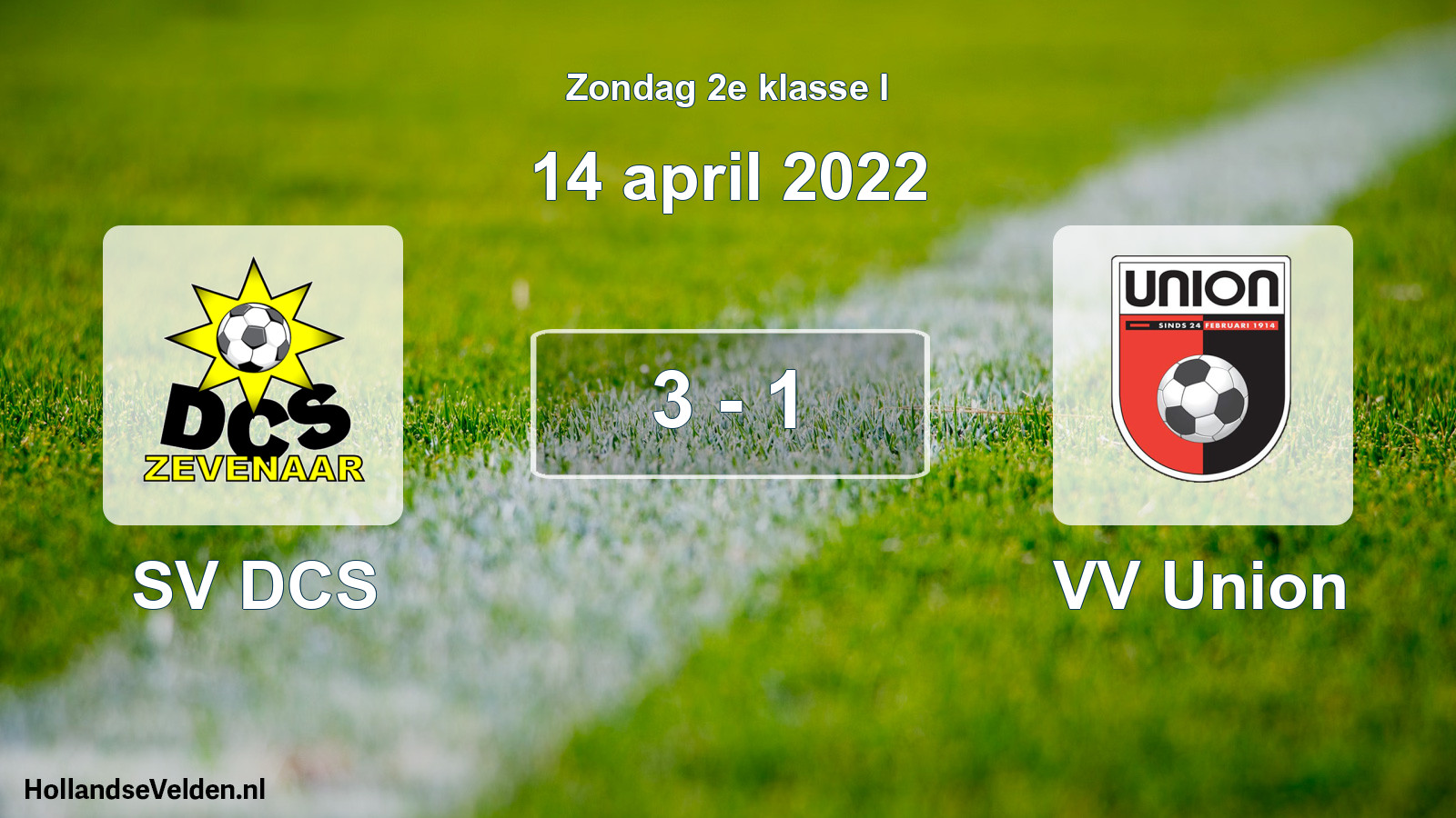 Total number of matches played: SV DCS - VV Union 3 - 1 (14 April 2022)