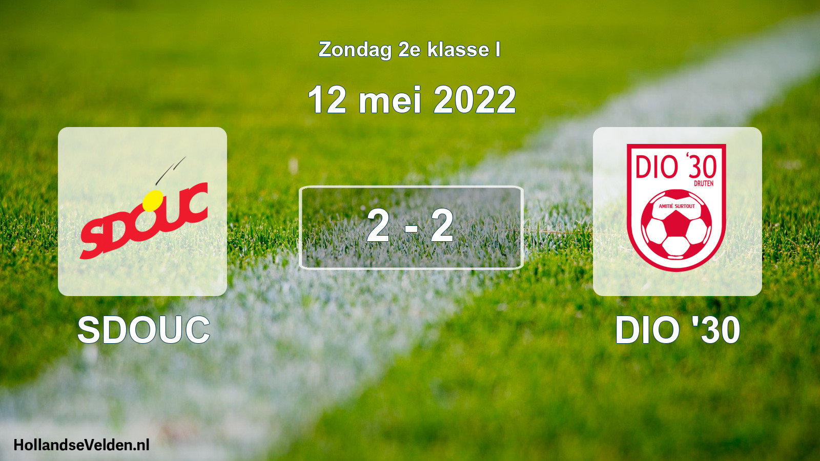 Total number of matches played: SDOUC - DIO '30 2 - 2 (12 May 2022)
