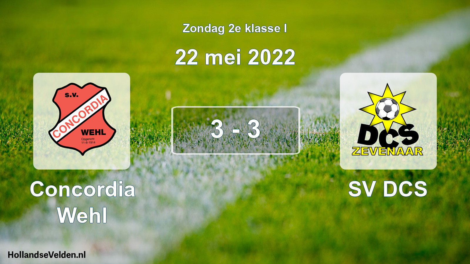 Total number of matches played: Concordia Wehl - SV DCS 3 - 3 (22 May 2022)