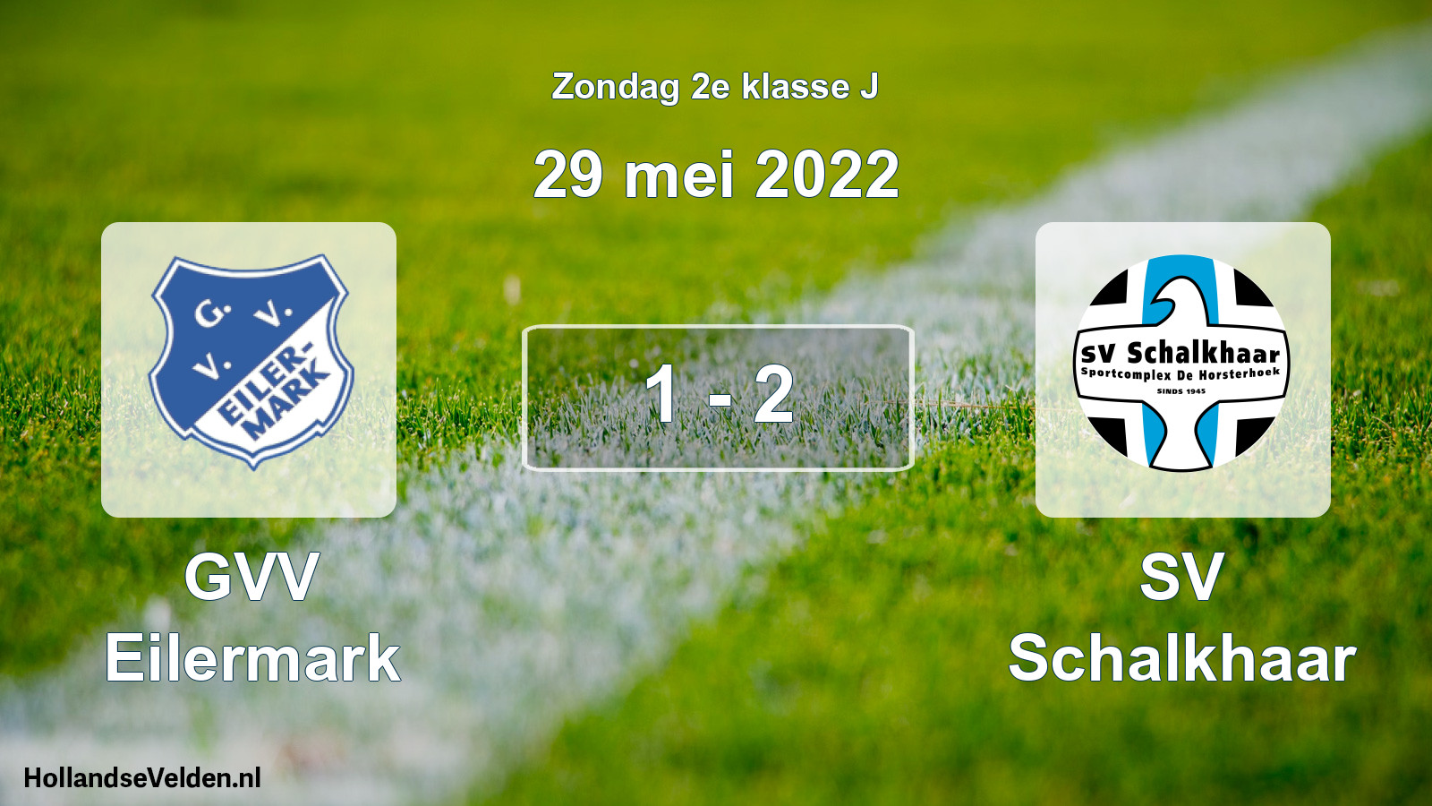 Total number of matches played: GVV Eilermark - SV Schalkhaar 1 - 2 (29 May 2022)