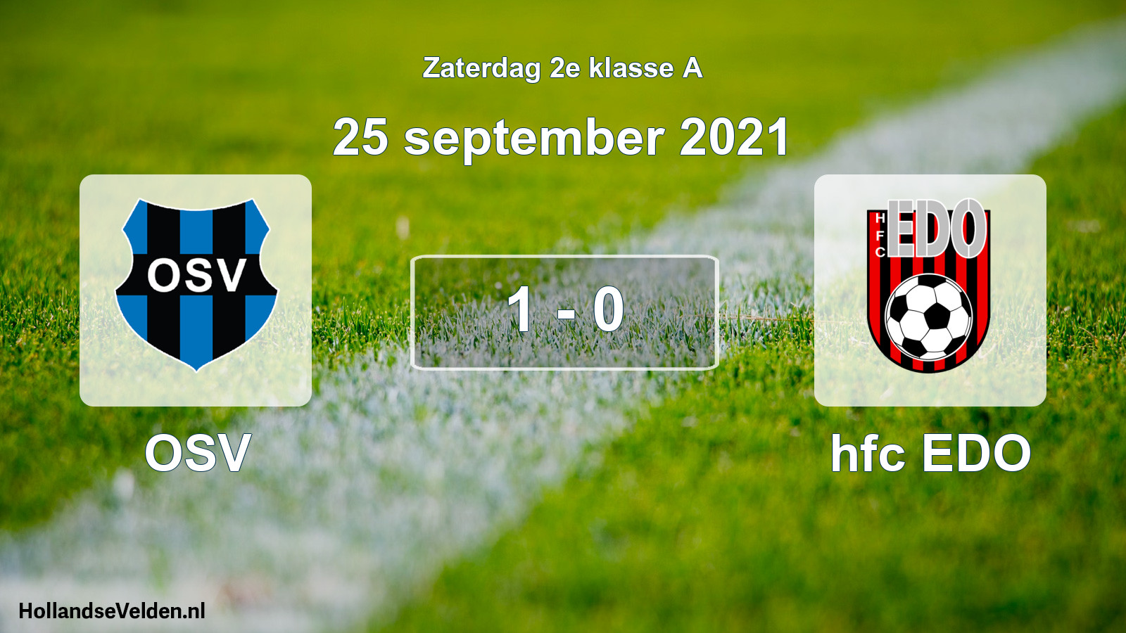 Total number of matches played: OSV - hfc EDO 1 - 0 (25 September 2021)
