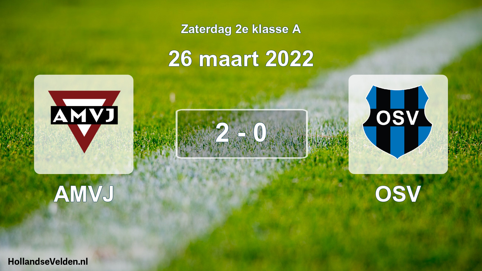 Total number of matches played: AMVJ - OSV 2 - 0 (26 March 2022)
