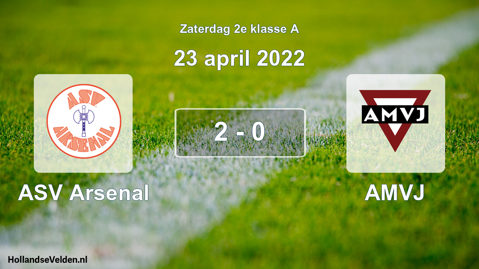 Total number of matches played: ASV Arsenal - AMVJ 2 - 0 (23 April 2022)